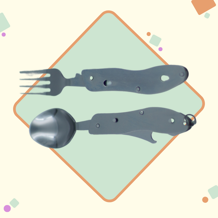 EcoFreaky Foldable Stainless Steel Cutlery