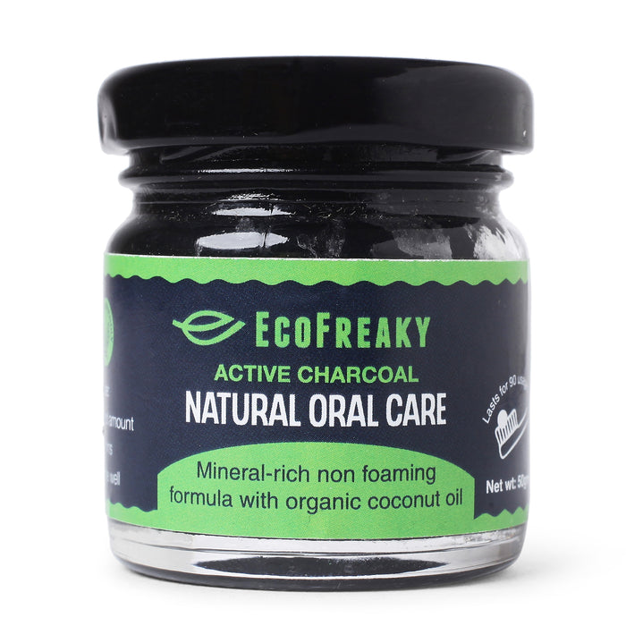 EcoFreaky Activated Charcoal Toothpaste | Best toothpaste for stain removal